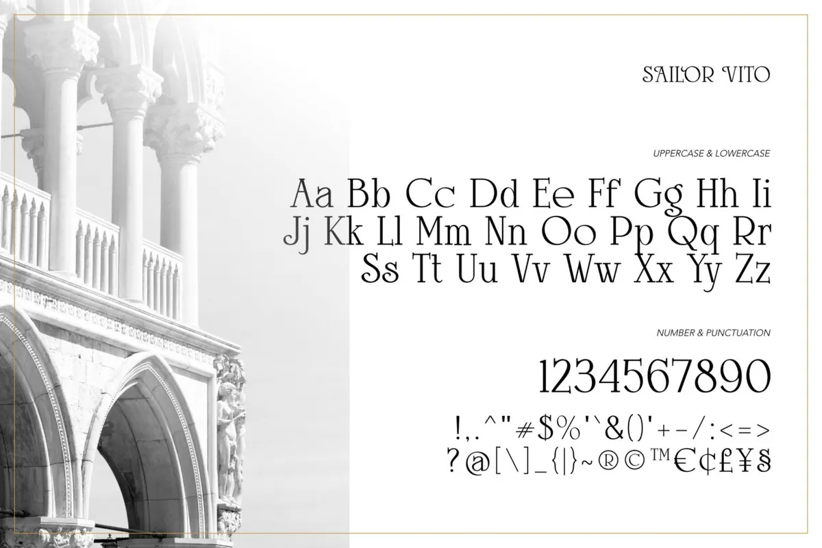 Sailor Vito - Traditional Serif