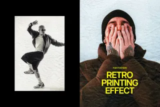 Paper Print Photo Effect for Posters