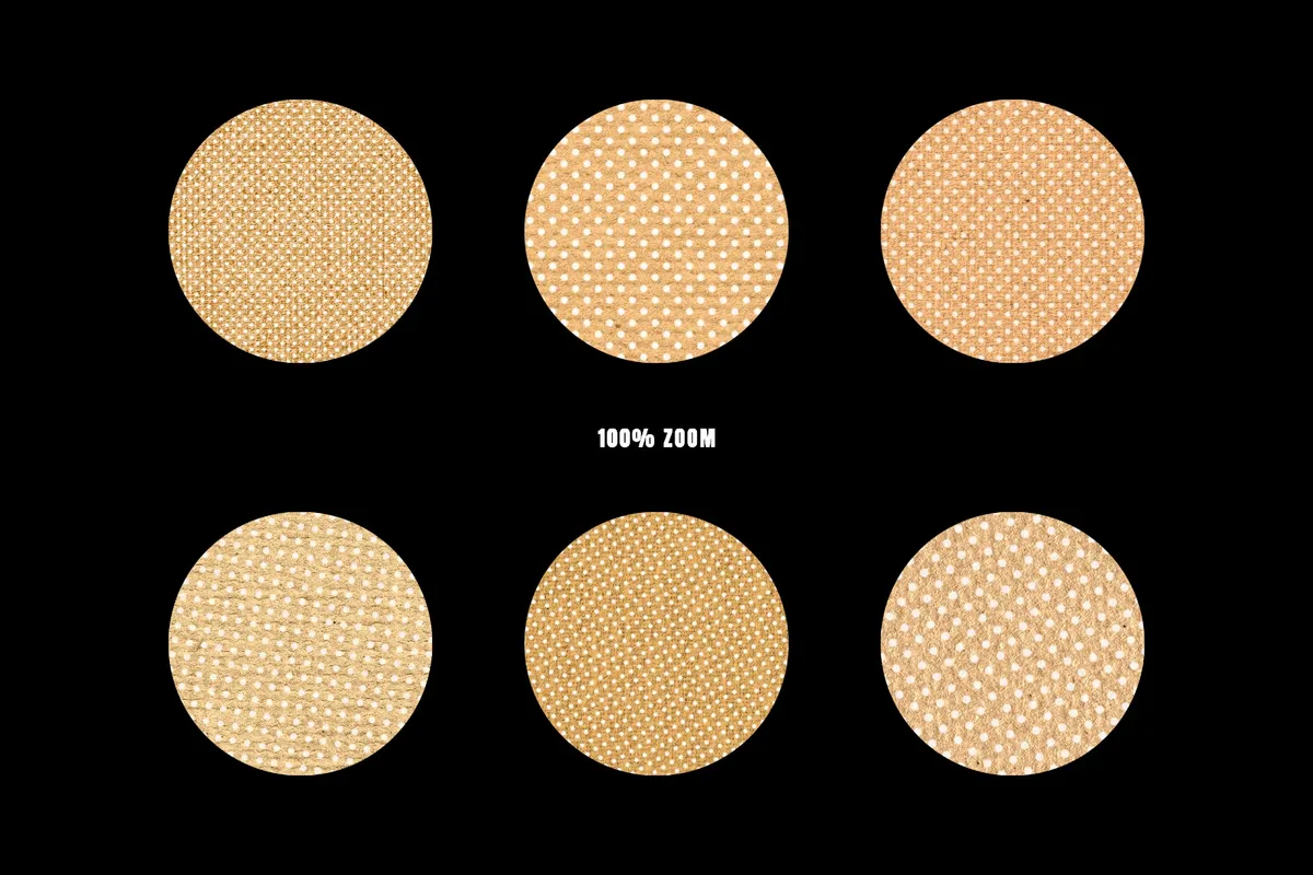 Kraft Riso Halftone Textures: White Dots