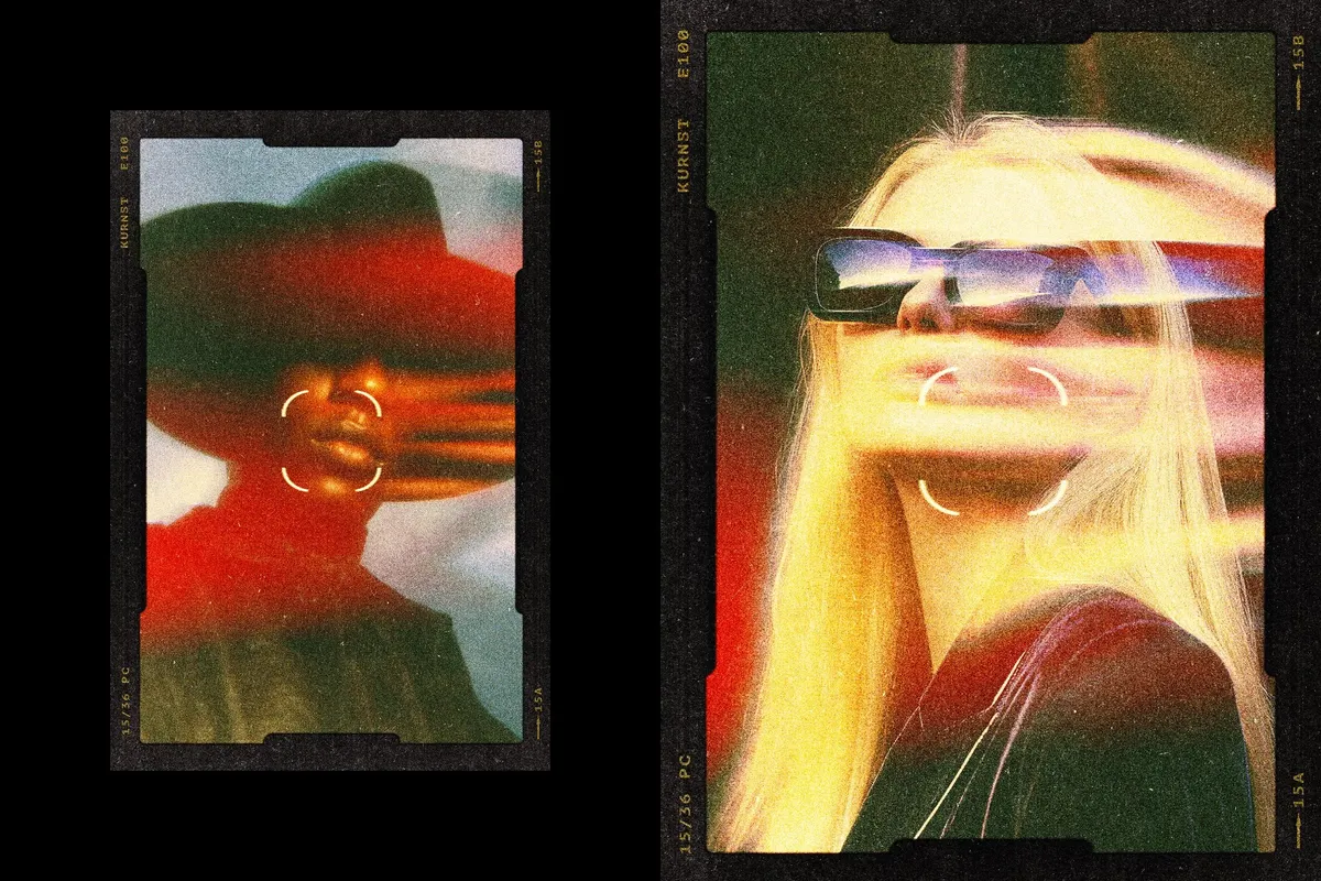 Nuke Film Card Photo Effect