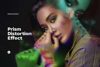 Prism Distortion Photoshop Effect