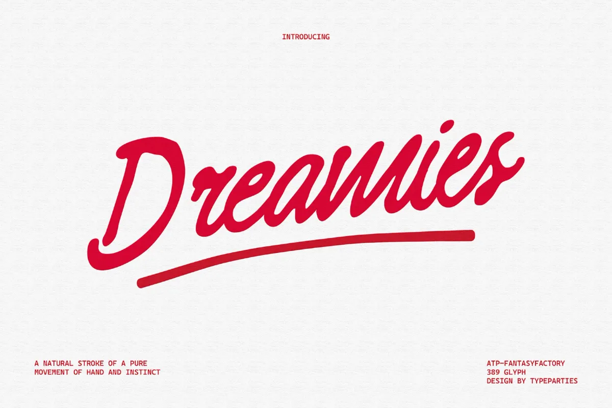 Dreamies - Retro Script Font