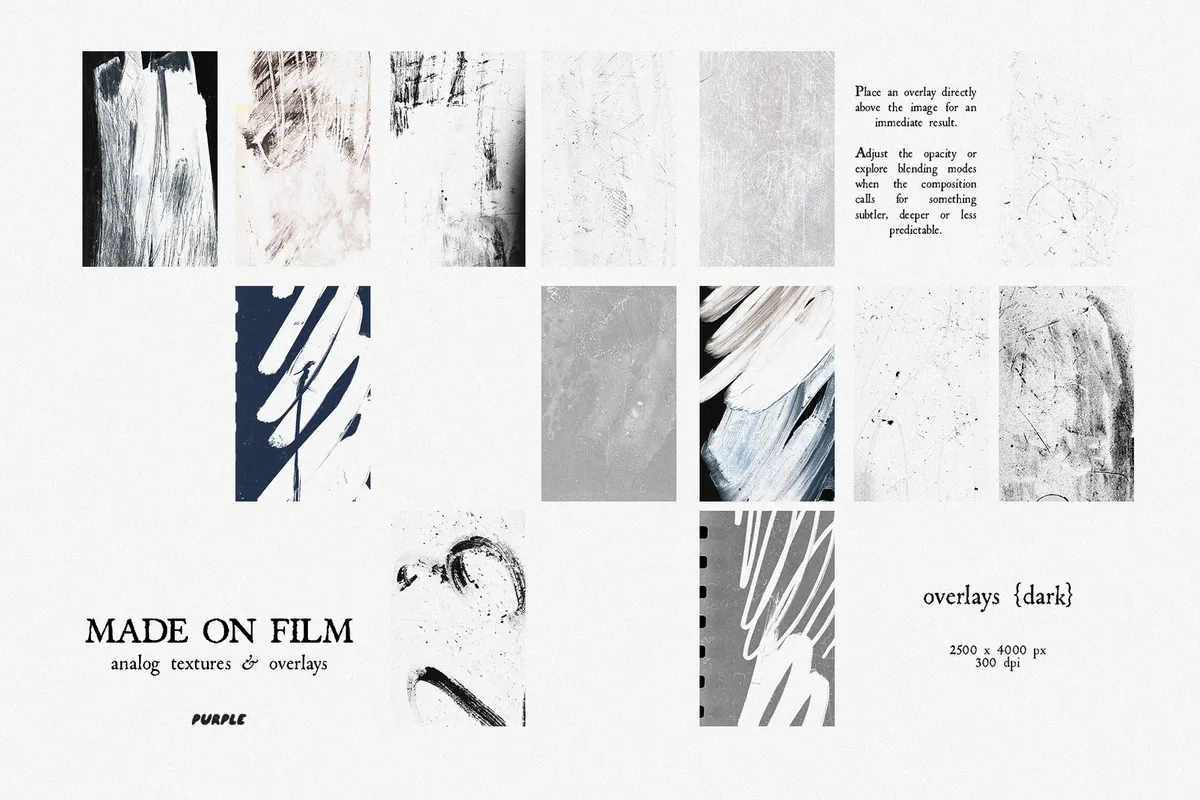 Made on Film: Analog Textures & Overlays