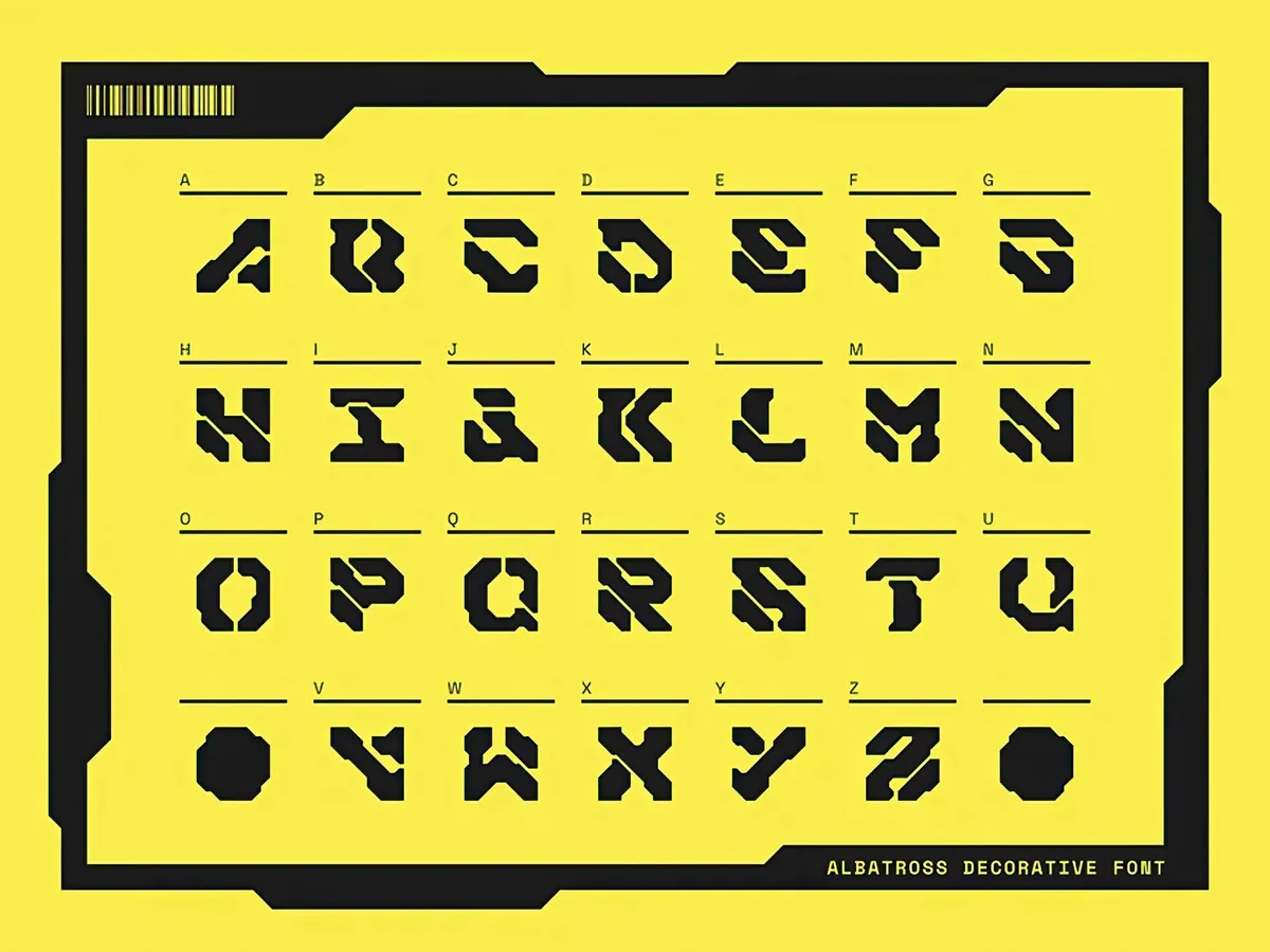 Albatross Cyberpunk Font