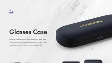 Glasses Case Mockup Set