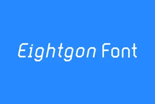 Eightgon TECH Font