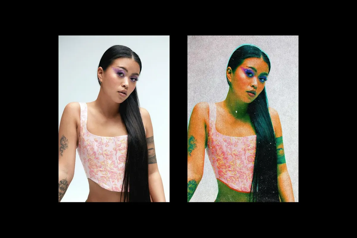 Grunge Print Photo Effect