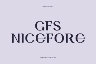 GFS Nicefore - Free Greek Font