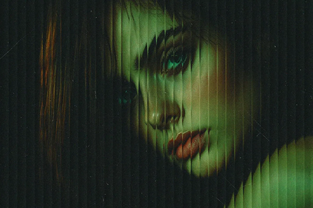 Ribbed Glass Effect
