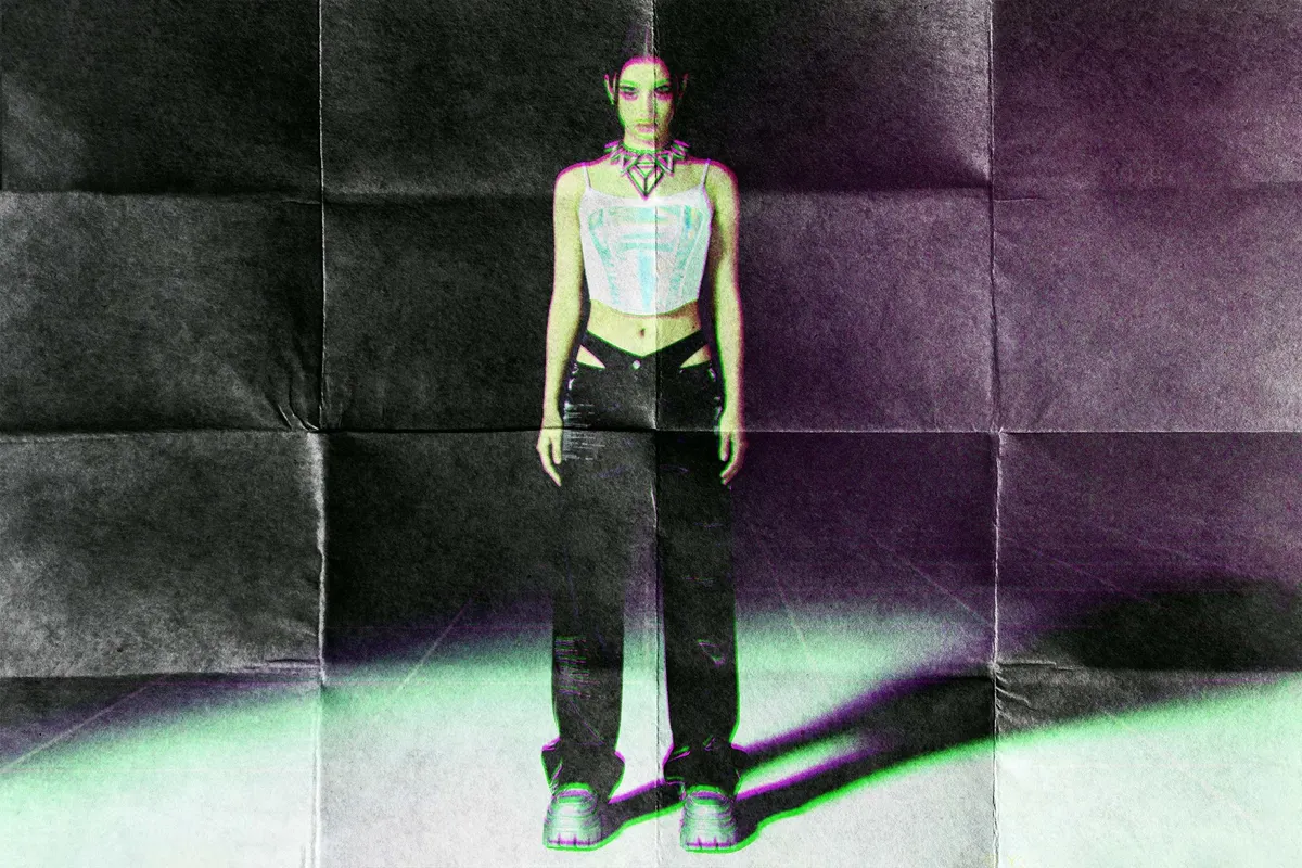 Paper Folded Print Effect