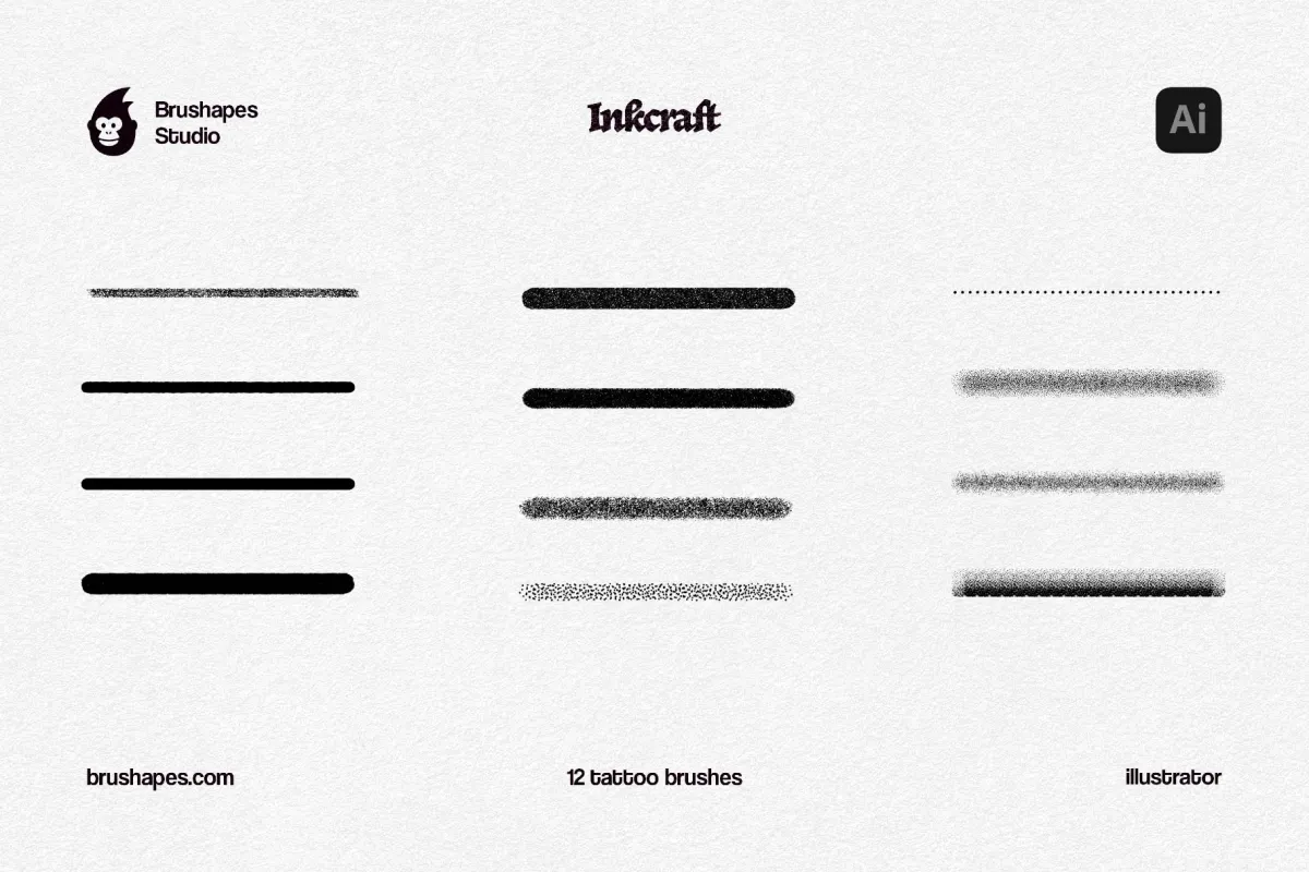 Tattoo Art Illustrator Brushes