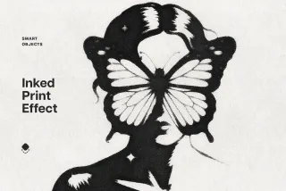 Ink Print Text Effect