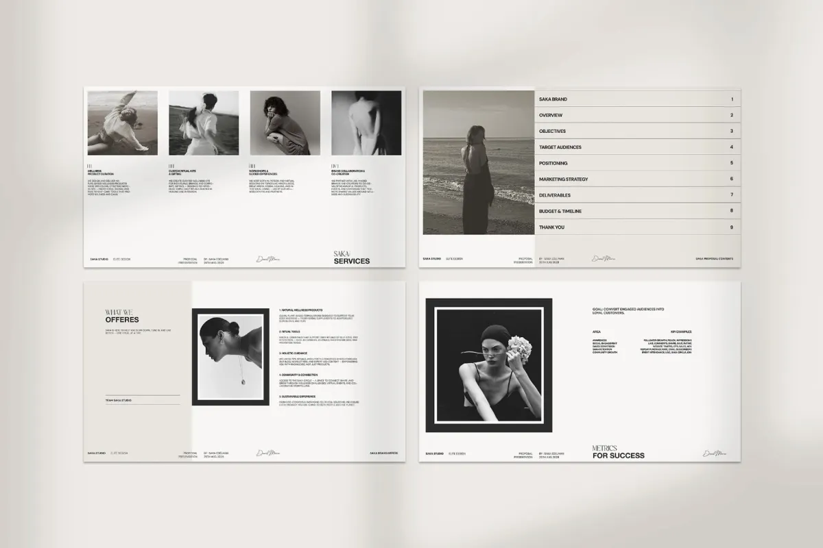SAKA | Brand Proposal Template