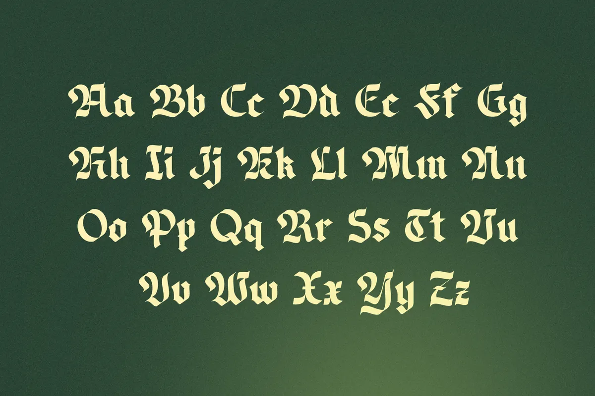 Magnefico - Bold Blackletter Font