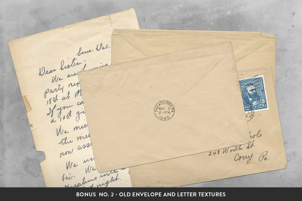 Vintage Postage Stamps Collection