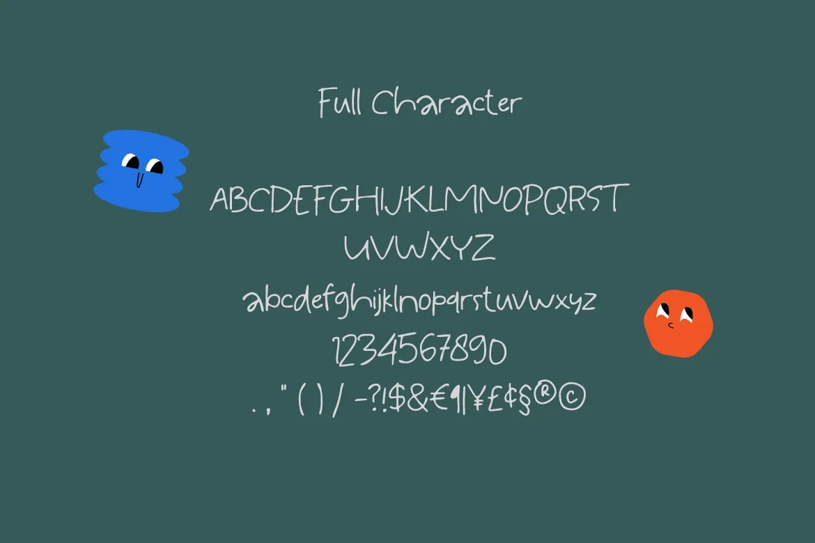 The Kyra Silvani - Cute Handwriting Font