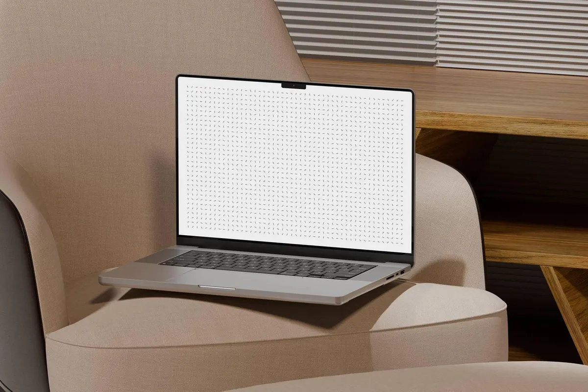 Office MacBook Pro Mockup