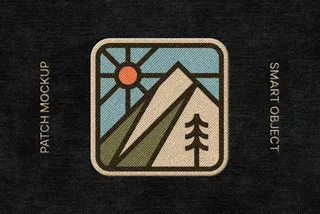 Patch Embroidery Logo Mockup