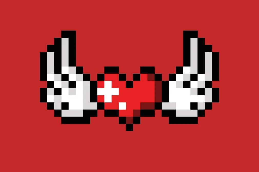Pixelated Love Illustrations