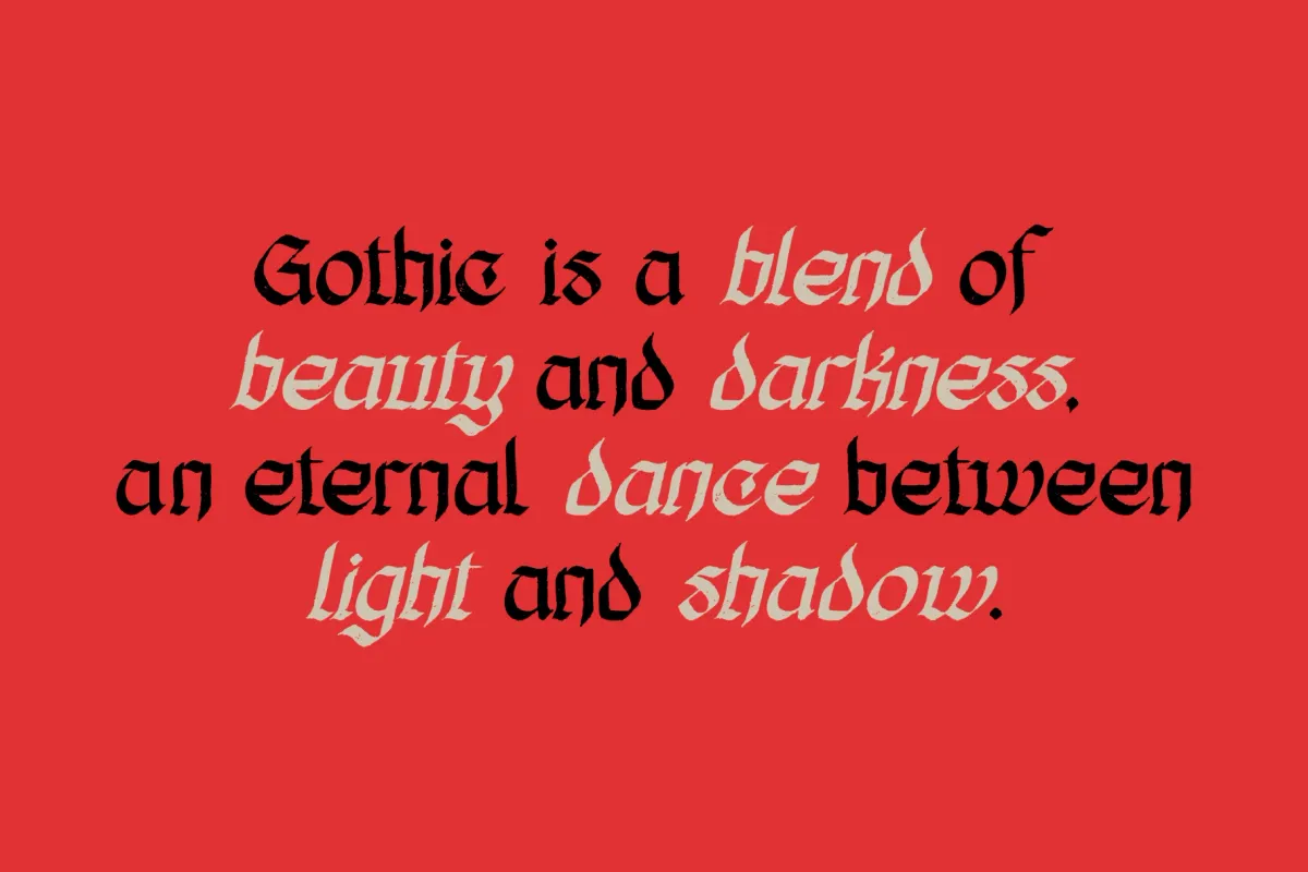 Hillyorn - Modern Blackletter Font