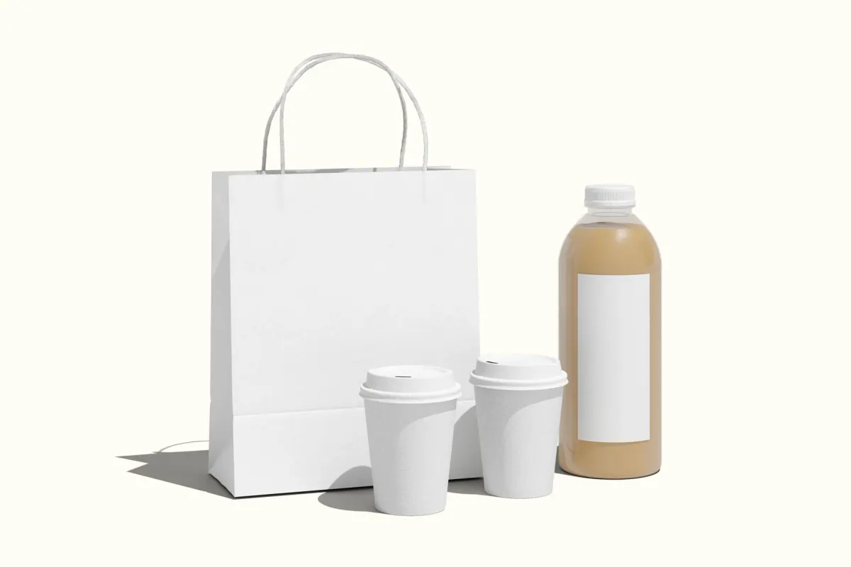 Takeaway Coffee Packaging Mockup Set