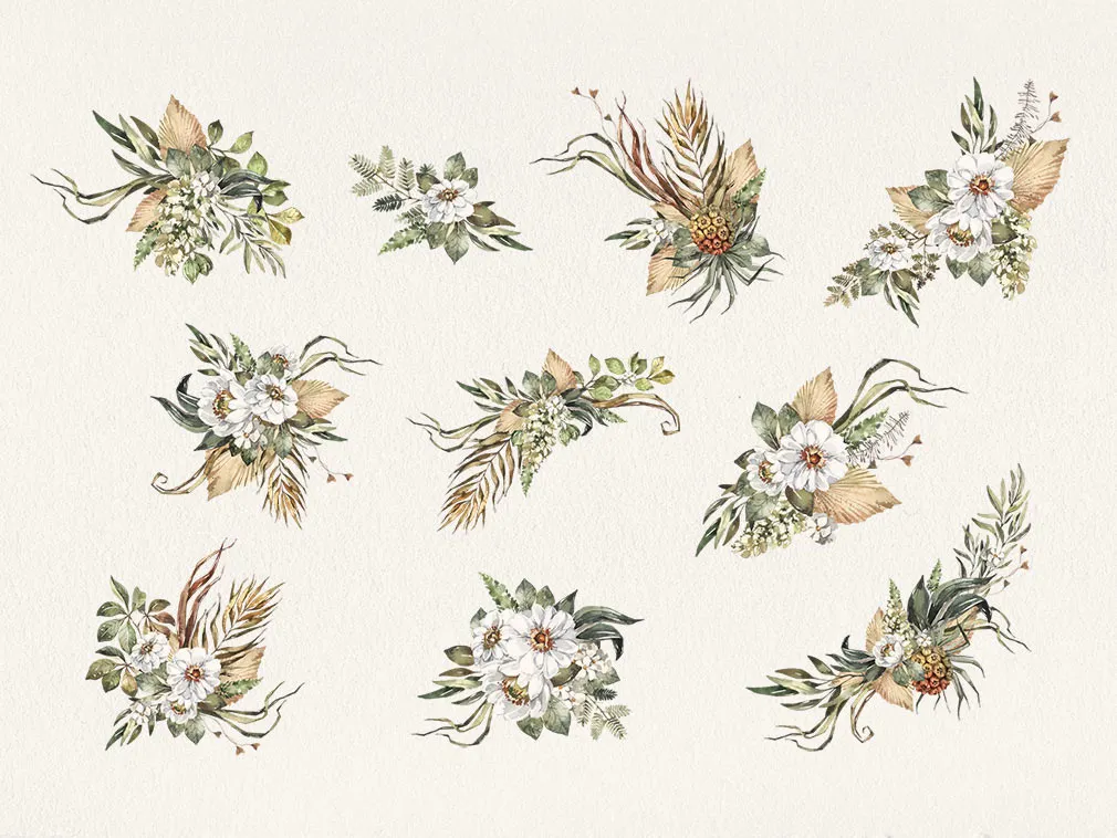 Savanna Watercolor Clipart