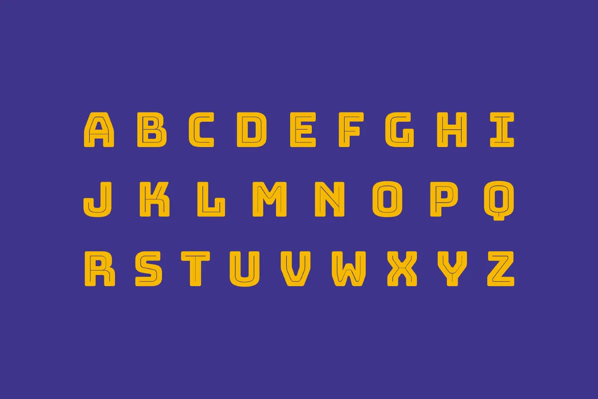Bungee Inline Font