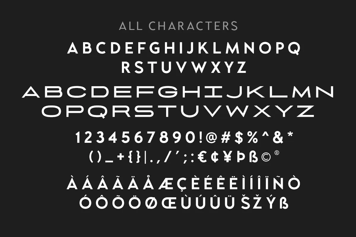 Glendale - Extreme Expanded Sans