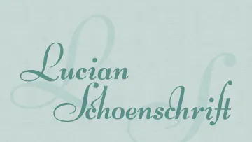 Lucian Schoenschrift Font