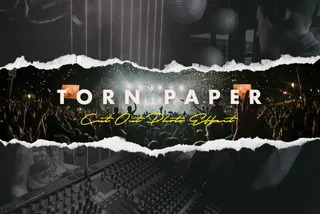 Torn Paper Cutout Photo Effect