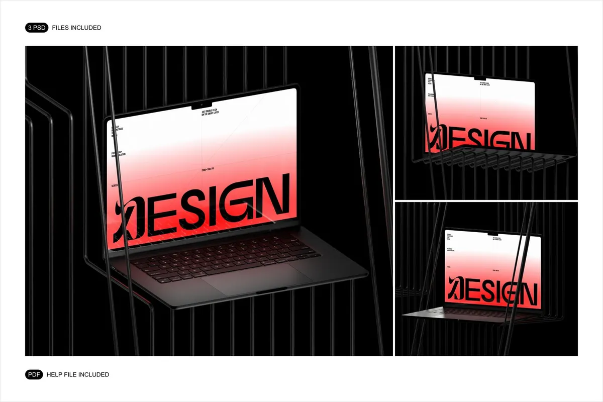 MacBook Mockup Set
