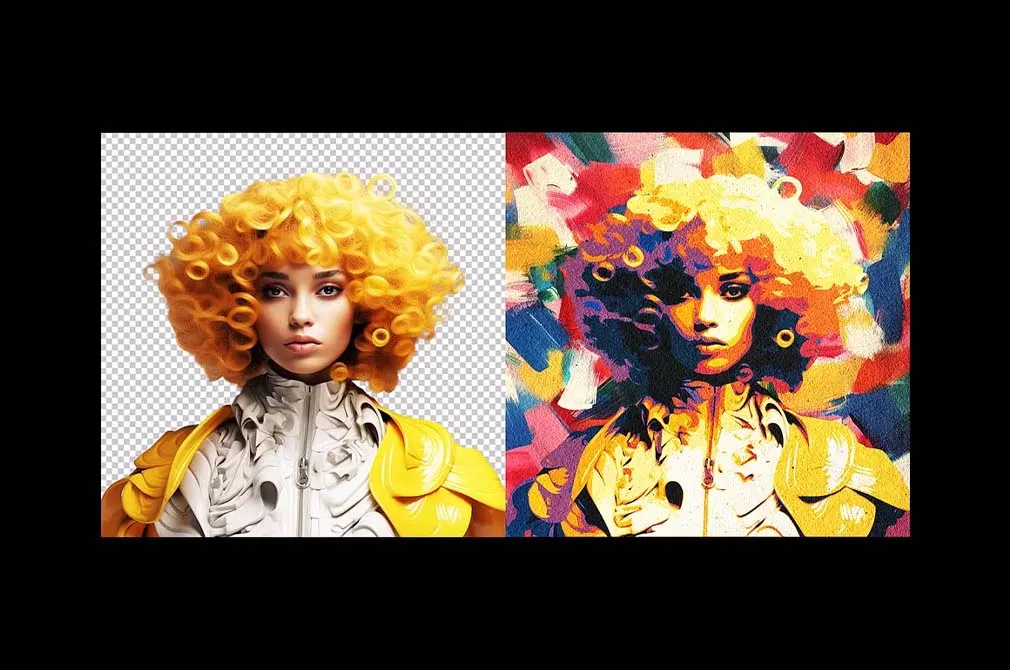 Paint Strokes Photo Effect