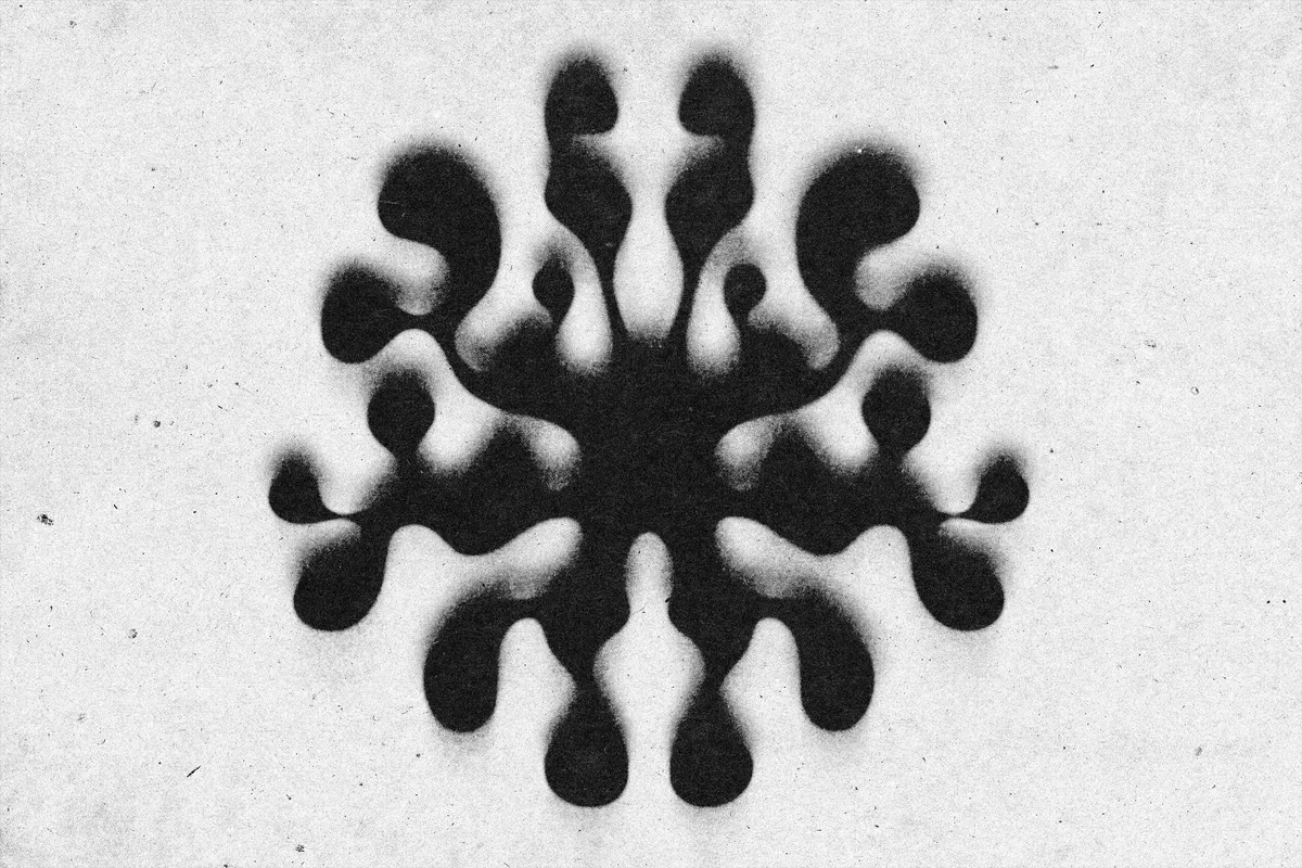 Rorschach Morphism Fluid Shapes