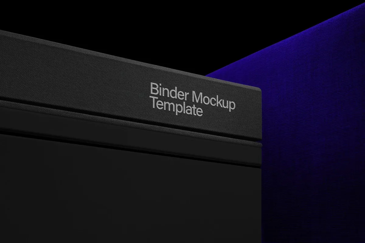 Binder Box Closeup Mockup