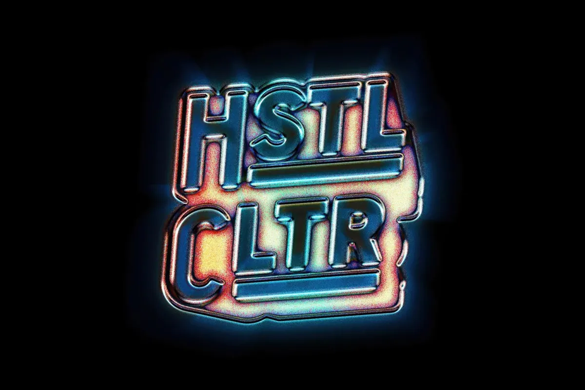 Dim Glow Chrome Text Effect