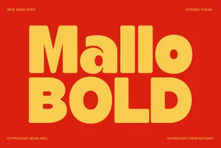 Mallo Bold - Rounded Sans Serif Font