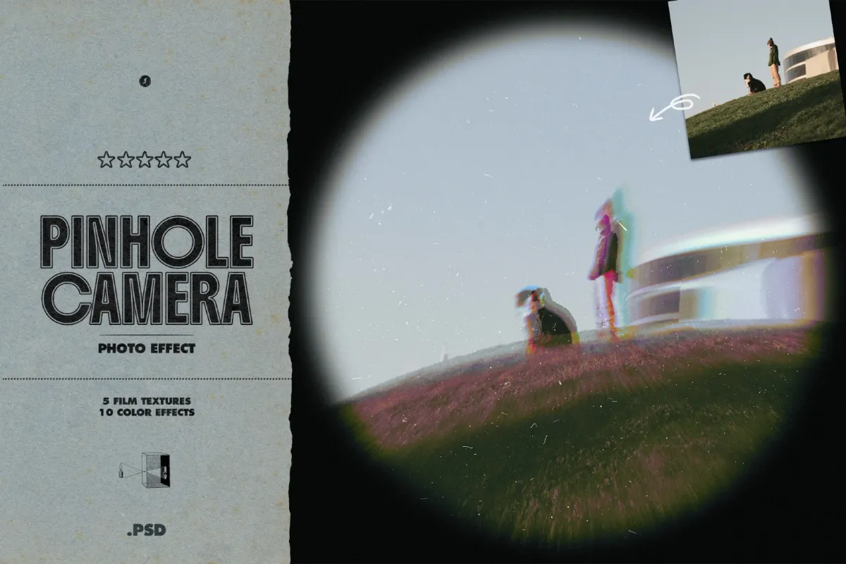 Pinhole Camera Photo Effect