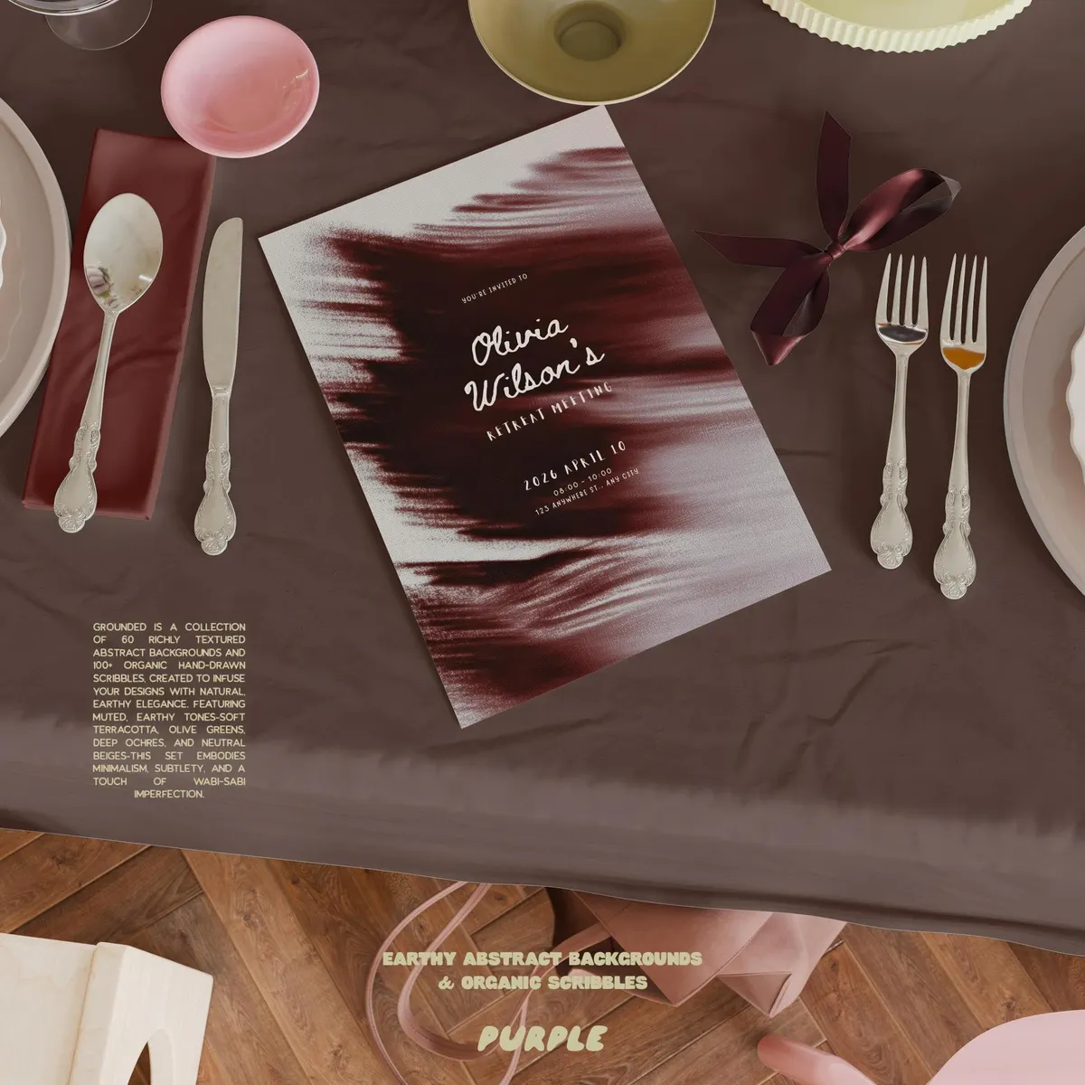 Grounded: Scribbles & Texture Backgrounds