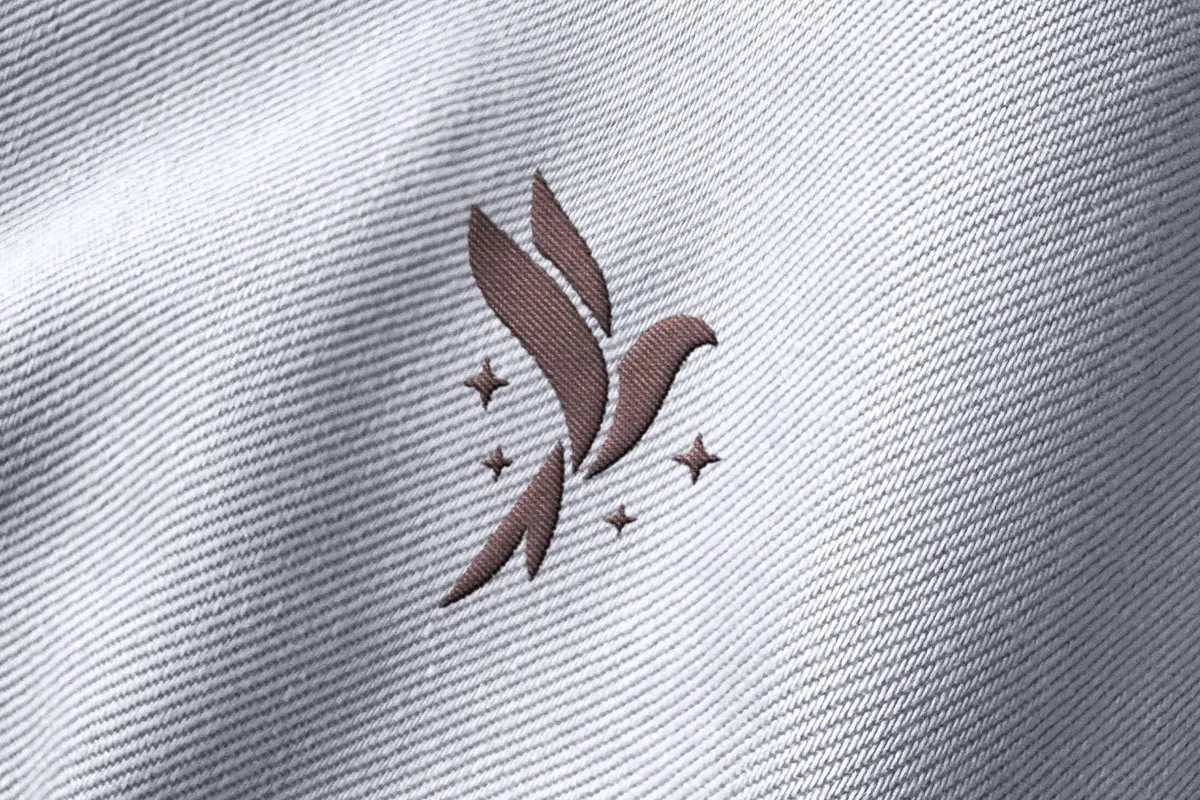 Stitching Embroidery Logo Mockup