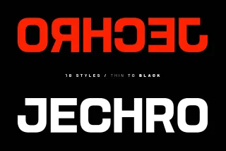 Jechro - Geometric Sans Serif Family