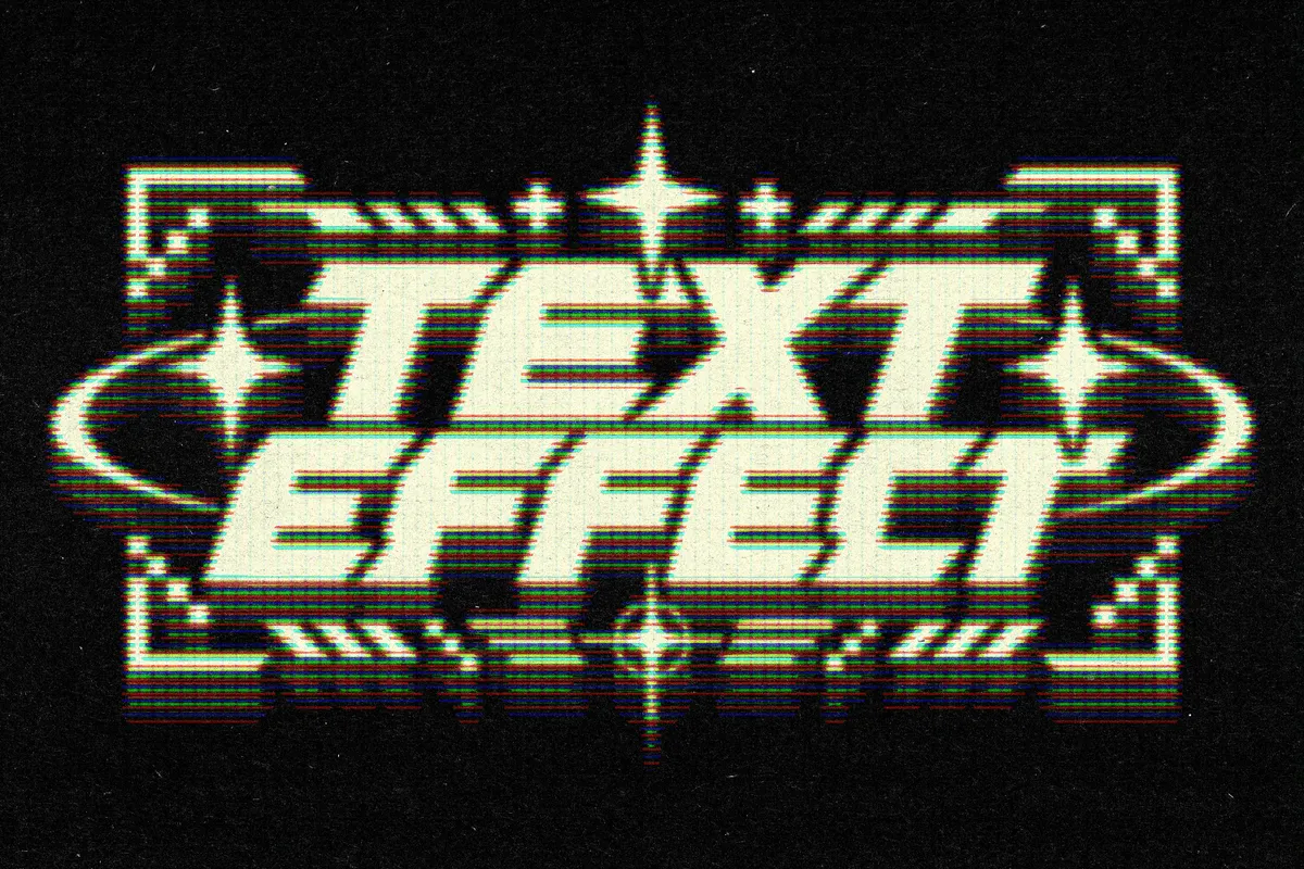 Arcade Screen Text Effect