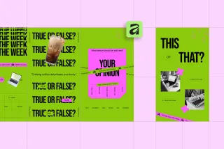 Instagram Q&A Template Pack for Affinity