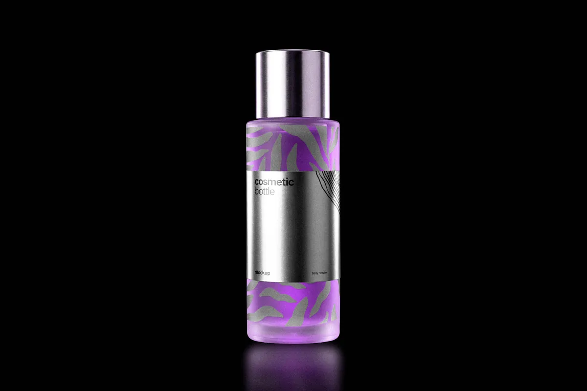 Skincare Cosmetic Bottle Mockup