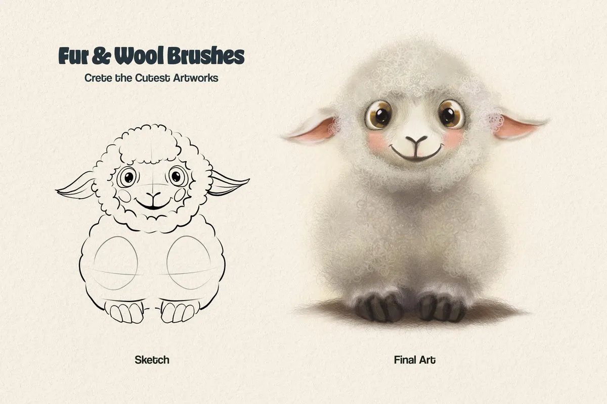 Fur Procreate Brushes