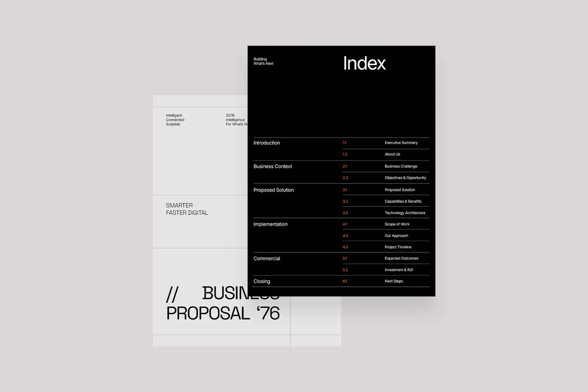 Business Proposal Template - Roosh