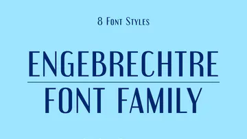Engebrechtre Font Family