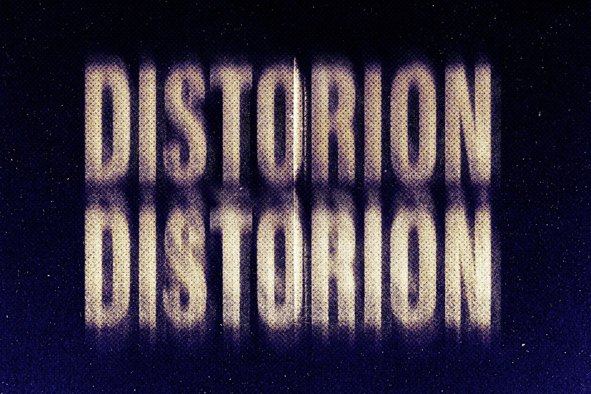 Distortion Text & Graphic Effect