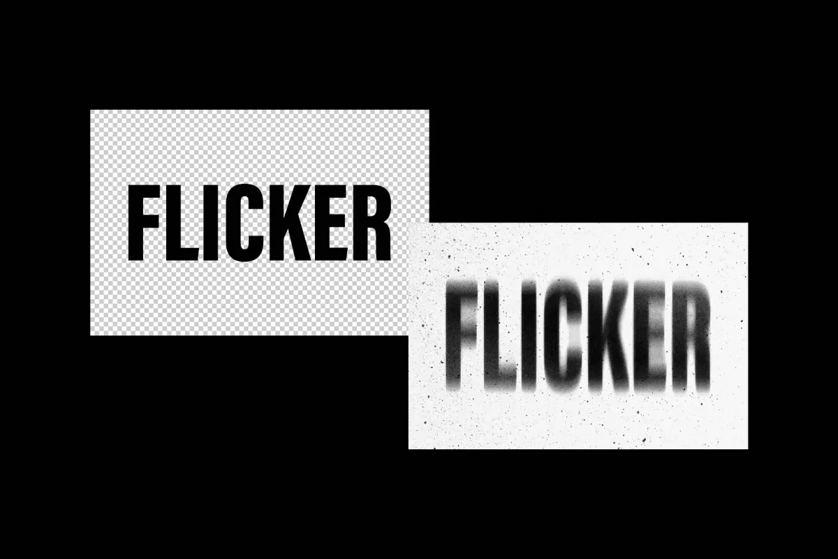 Unstable Text Effect
