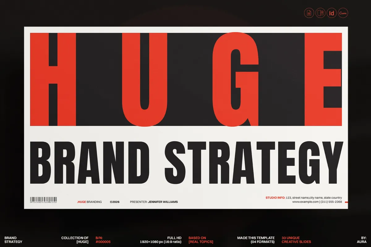 HUGE - Brand Strategy Presentation Template