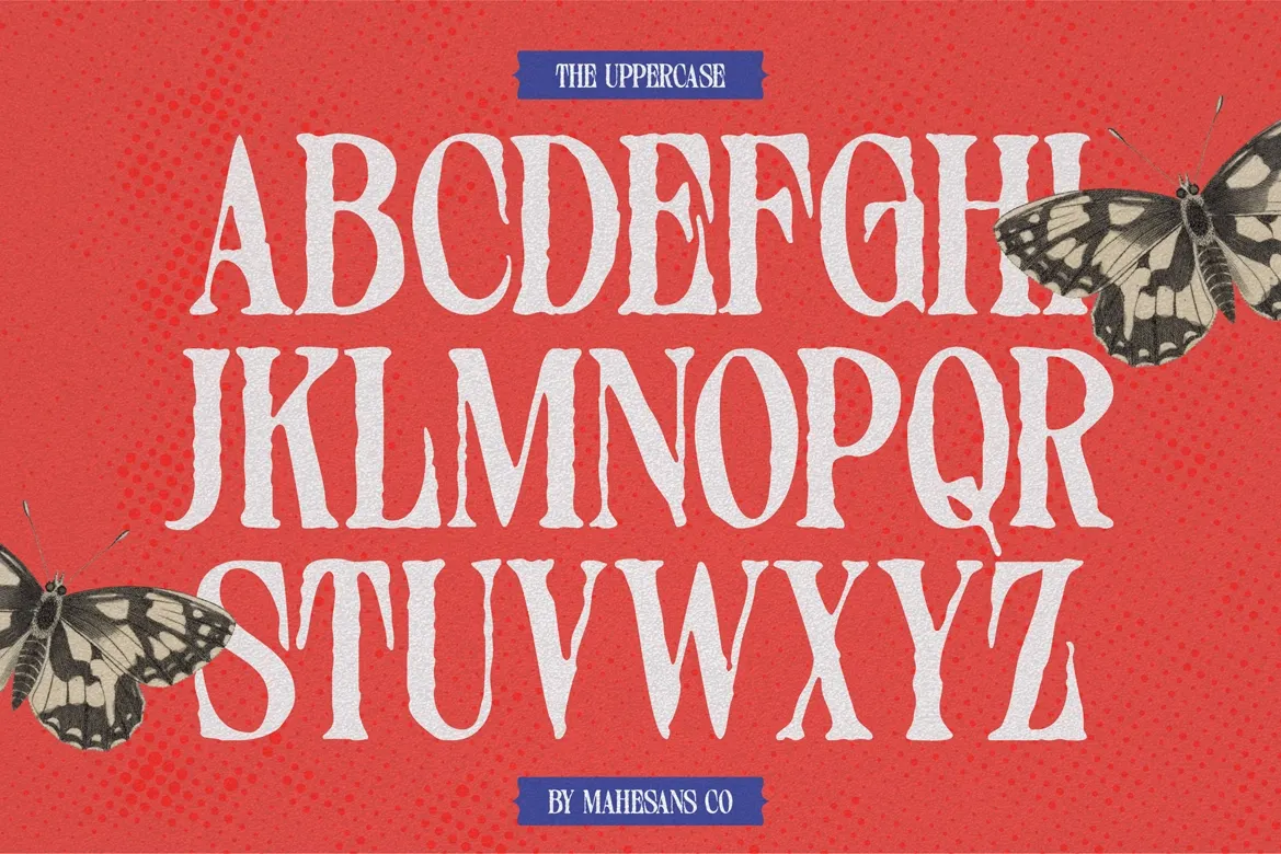 Distressed Seroze – Rough Display Serif Font